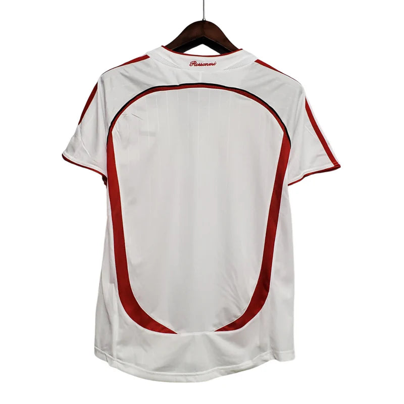 Milan Away Retrô 06/07 Adidas - Branca