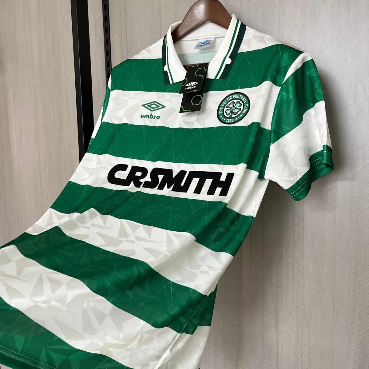 Celtic Home Retrô 1987/1989 Umbro - Verde e Branca