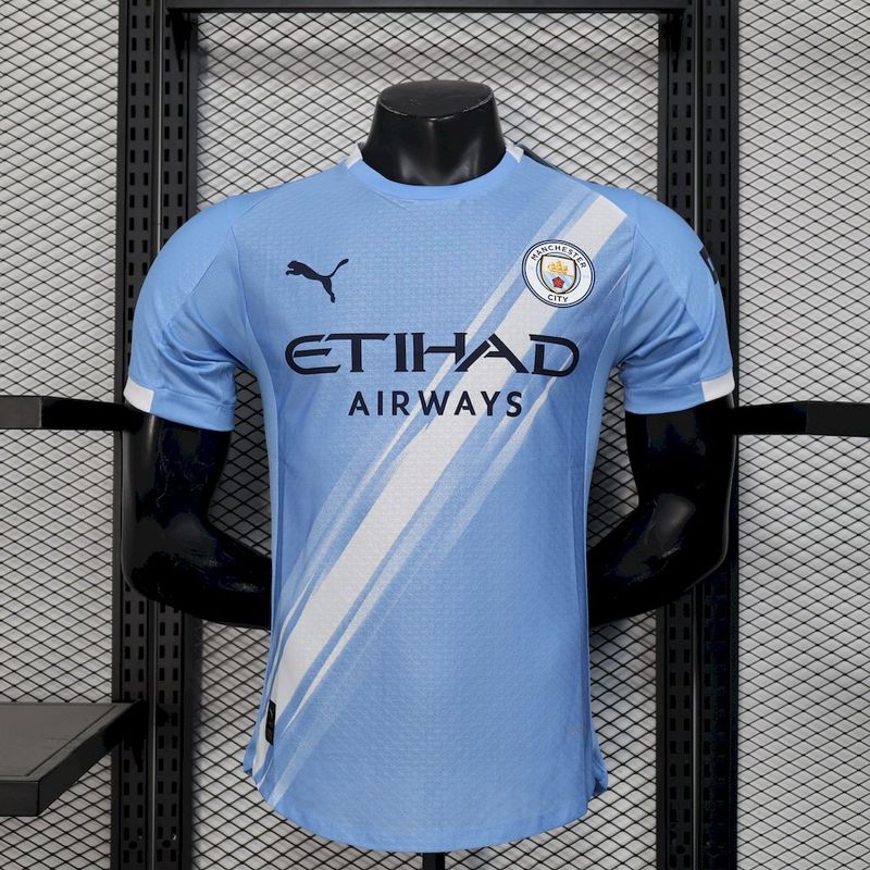 Manchester City Home 25/26 Jogador Puma - Azul