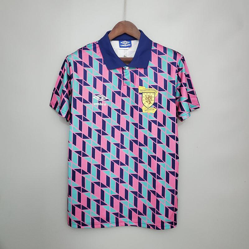 Escócia Away Retrô 1988/1989 Umbro - Colorida