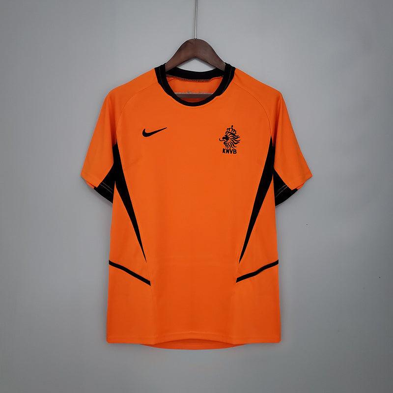 Holanda Home Retrô 2002 Nike - Laranja