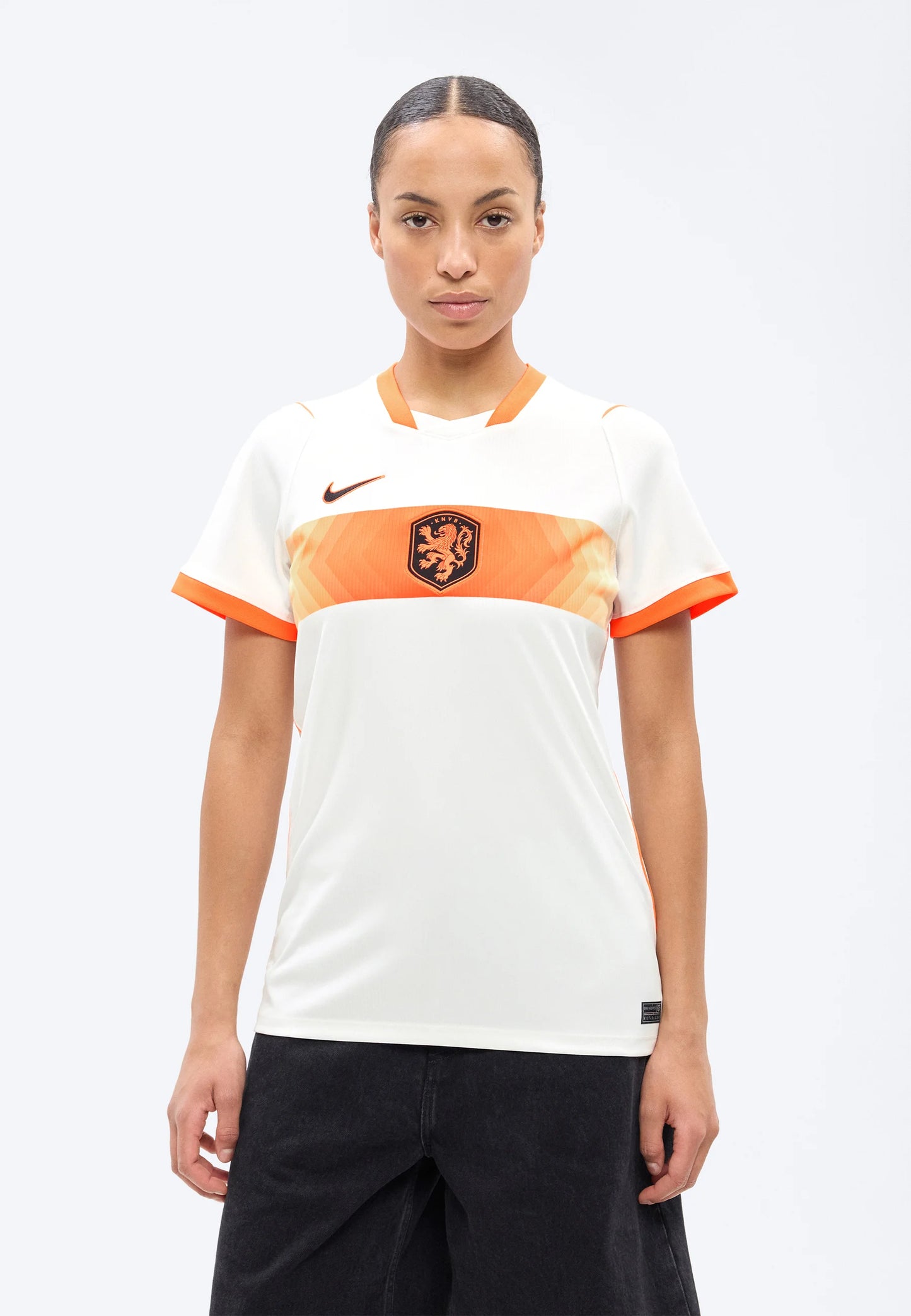 Holanda Away 26/27 Feminino Nike - Branco e Laranja