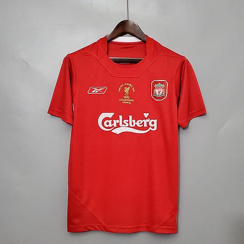 Liverpool Home Retrô 2005 Reebok - Vermelha