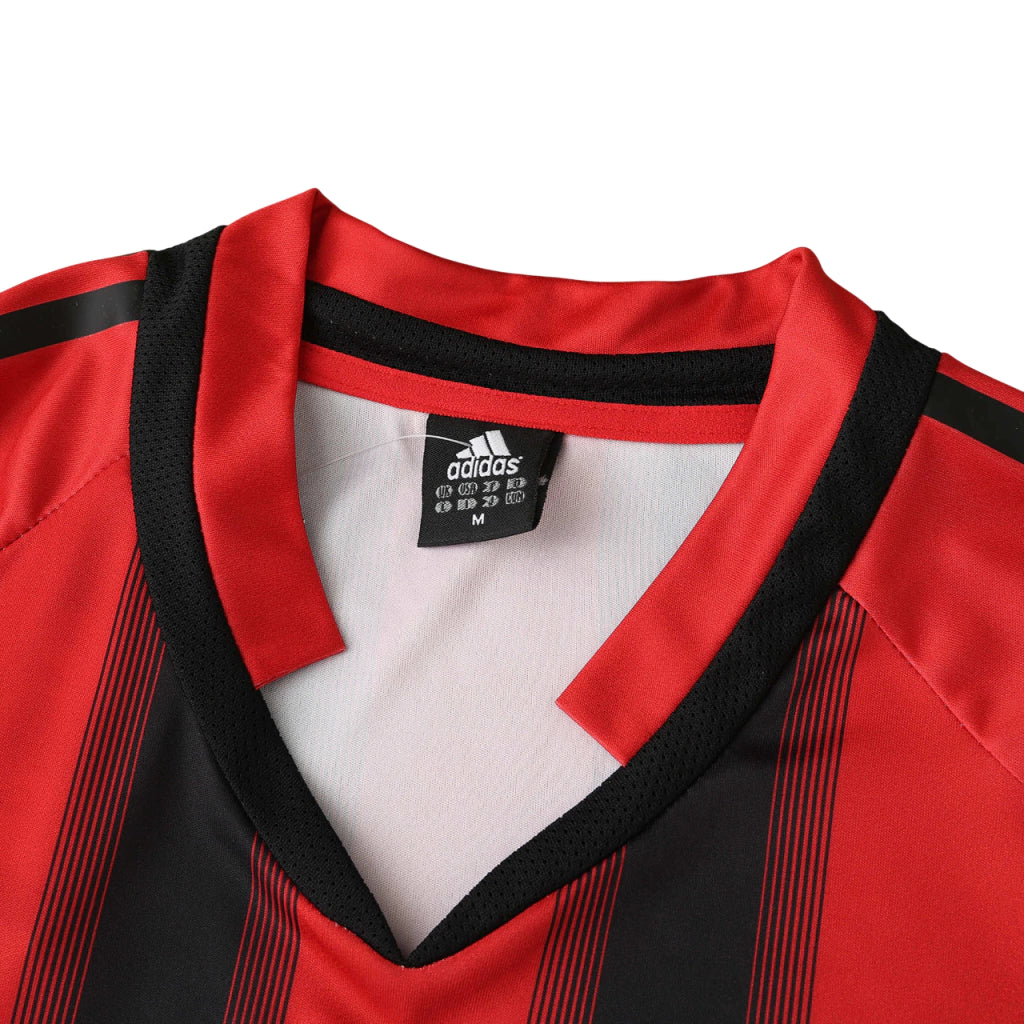 Milan Retrô Home 2004/05 Adidas - Vermelho e Preto
