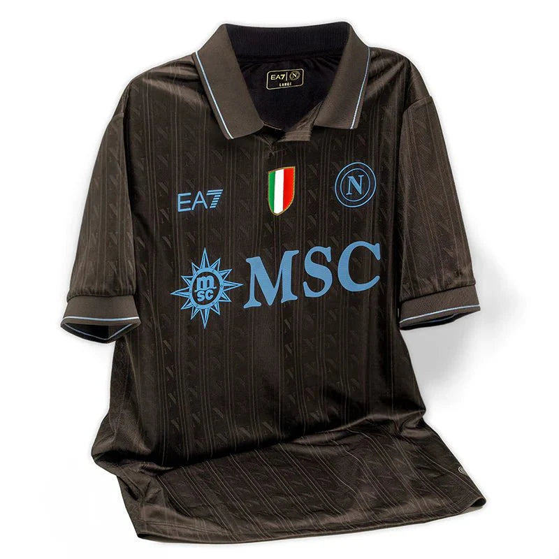 Napoli Third 25/26 Torcedor EA7 - Cinza Escuro