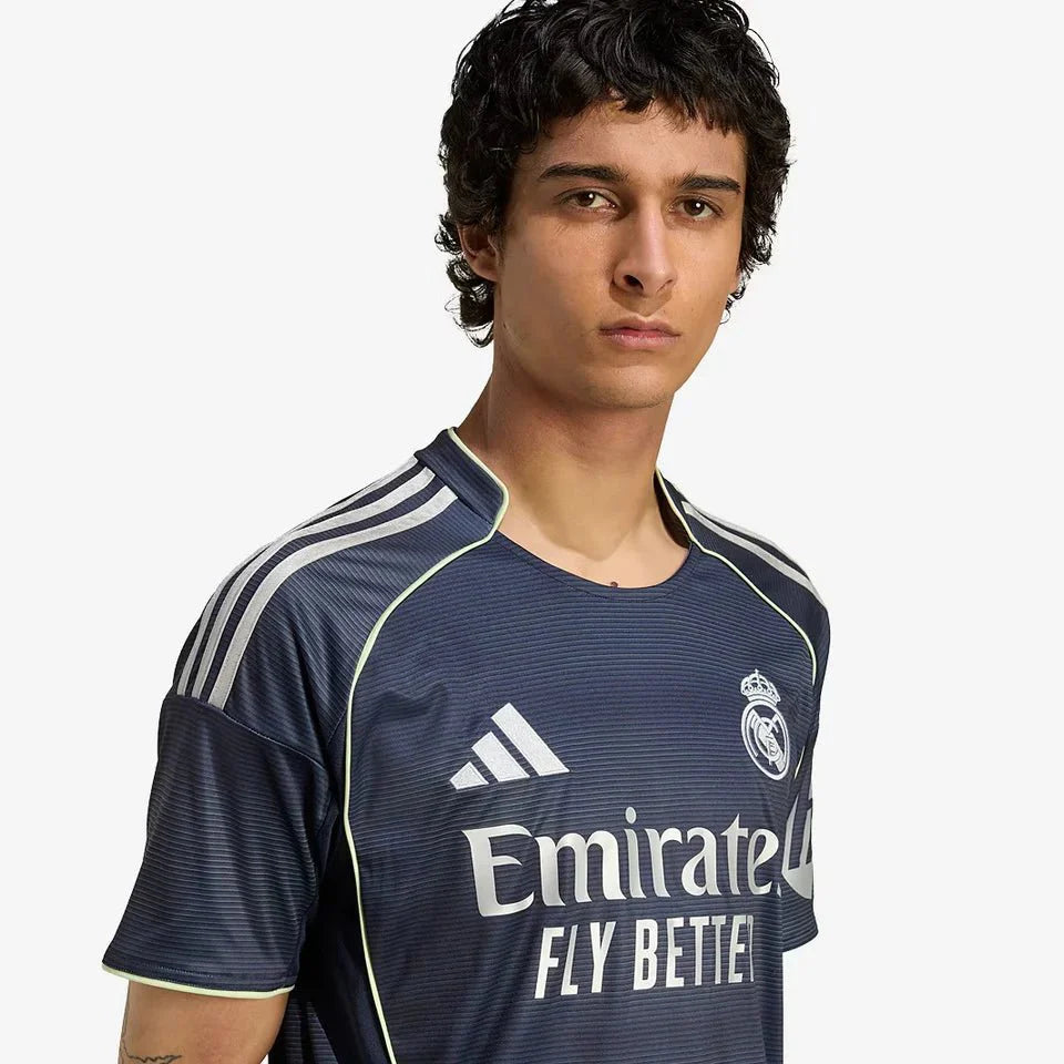 Real Madrid Away 25/26 Torcedor Adidas - Cinza Escuro