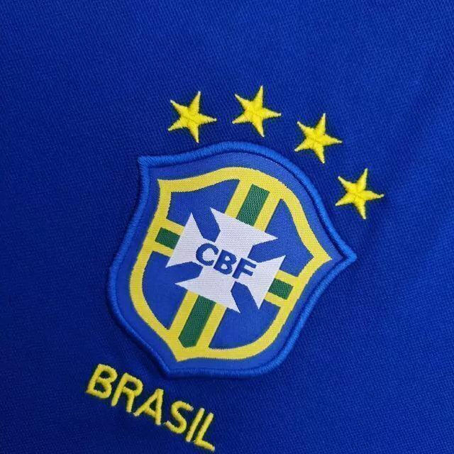 Brasil Away Retrô 1998 Nike - Azul