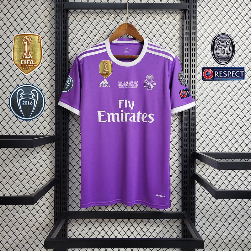 Real Madrid Retro Away 16/17 Adidas - Roxo