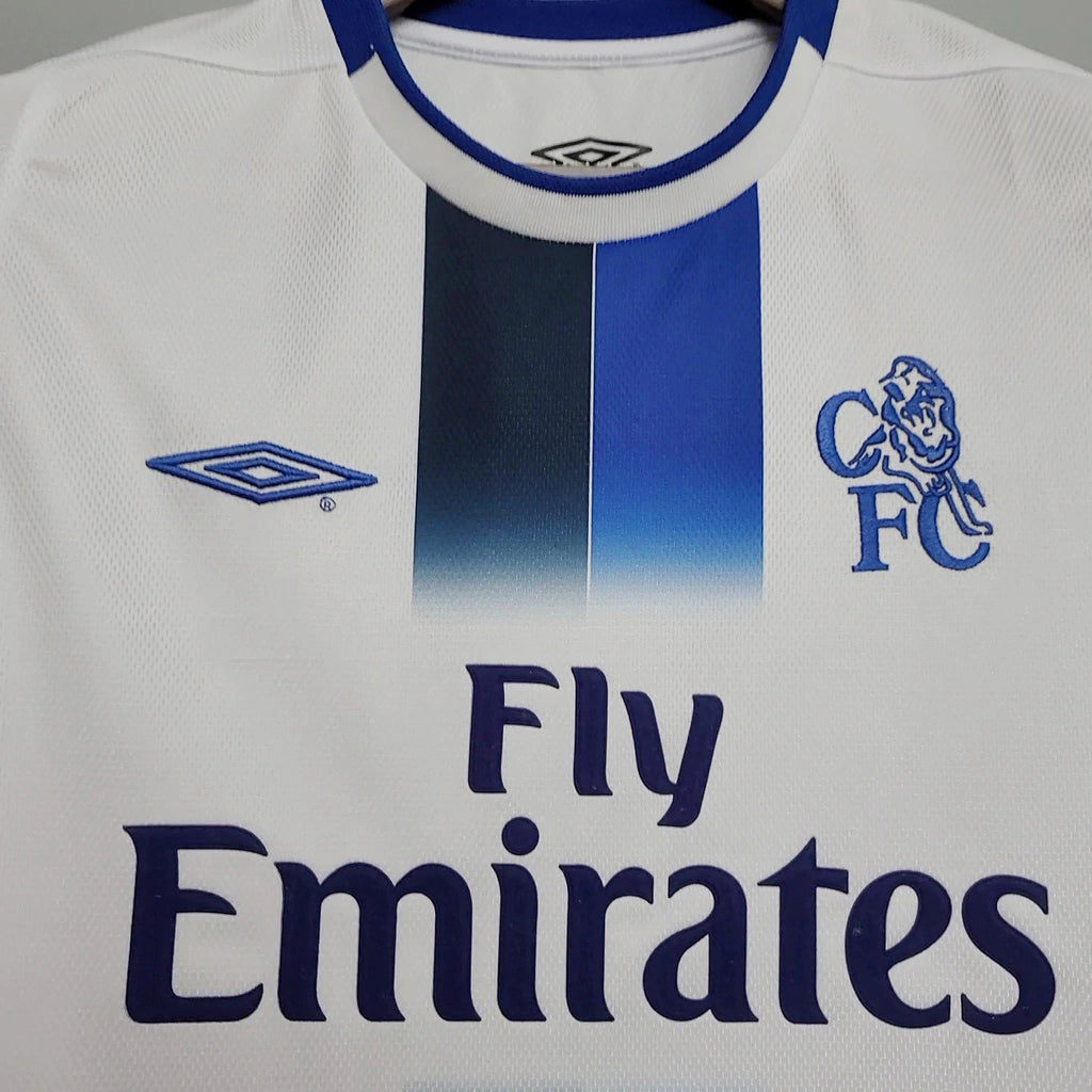 Chelsea Away Retrô 03/04 Umbro - Branca