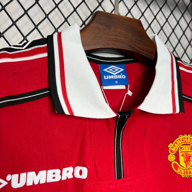 Manchester United Home Retro 98/99 Umbro - Vermelho