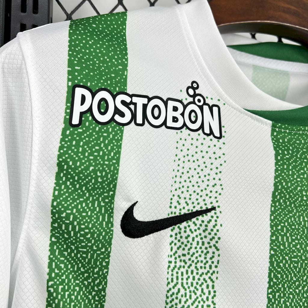 Atletico Nacional Home 25/26 Torcedor Nike - Verde e Branco