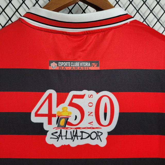Vitória Home Retro 1999 Masculino - Vermelho e Preto