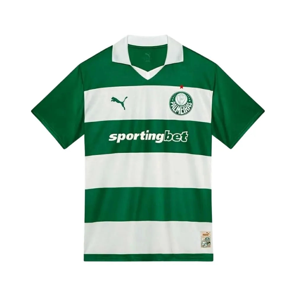 Palmeiras Fourth 25/26 Jogador Puma Masculina - Branco e Verde