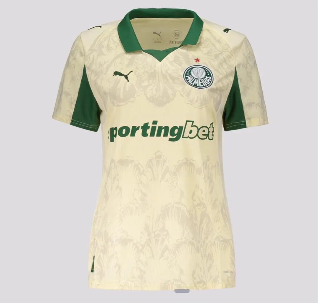 Palmeiras Edição Mundial 25/26 Torcedor Feminina Puma - Bege