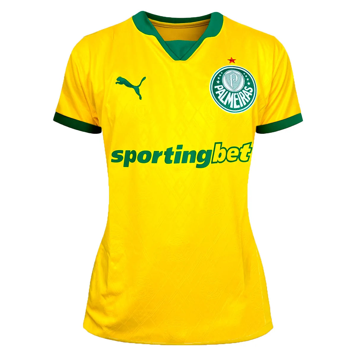 Palmeiras Third 25/26 Torcedor Feminina Puma - Amarelo