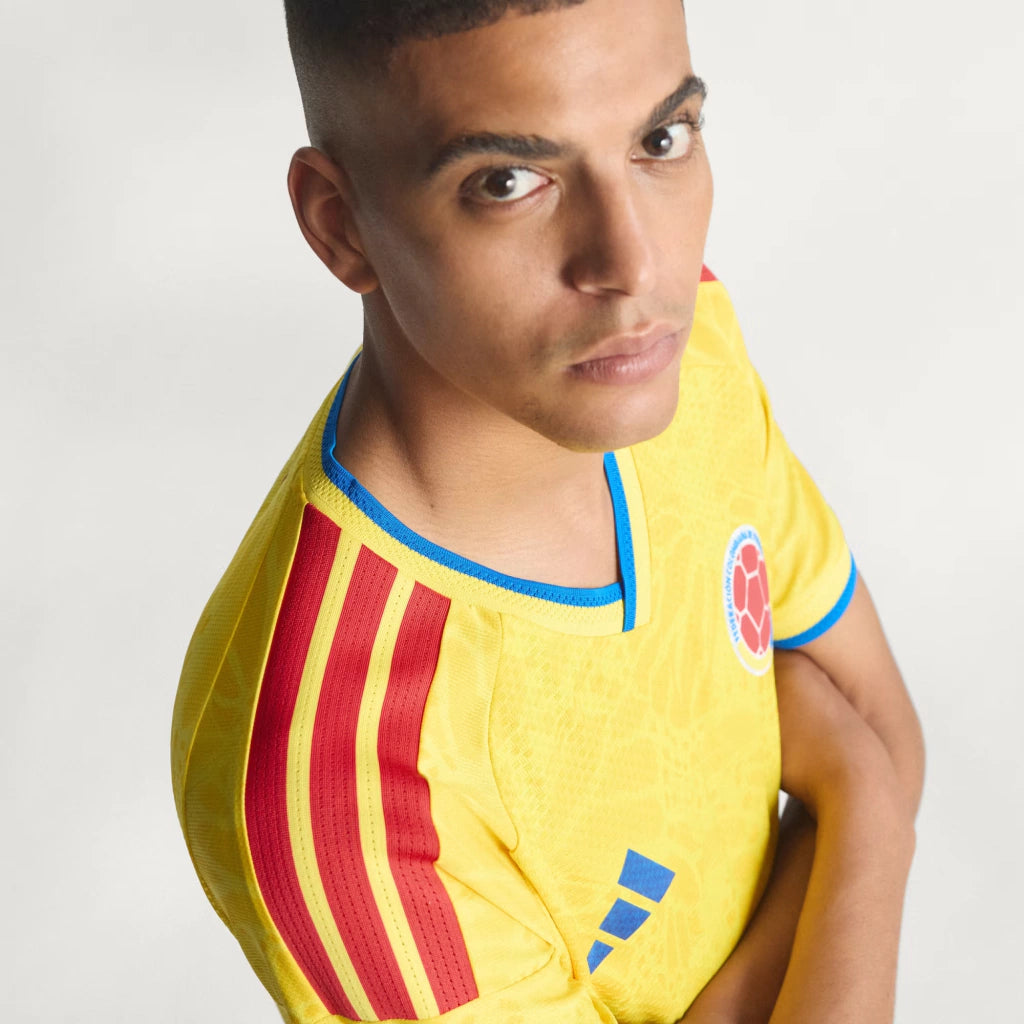 Colômbia Home 26/27 Masculino Jogador Adidas - Amarelo