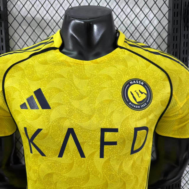 Al Nassr Home 25/26 Jogador Adidas - Amarelo