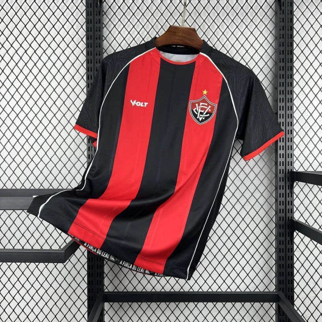 Vitória Home 26/27 Masculino - Vermelha e Preta