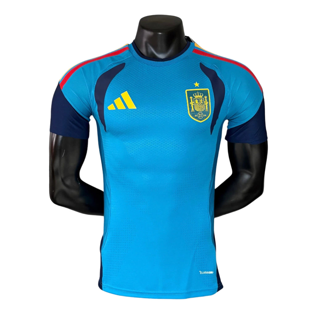 Espanha Treino 26/27 Masculino Adidas Jogador - Azul Claro