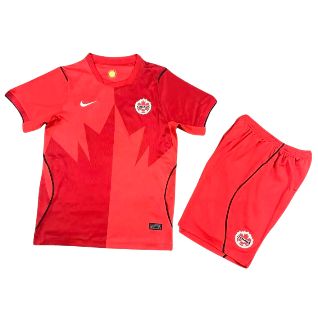 Kit Infantil Canadá Home 26/27 - Vermelho