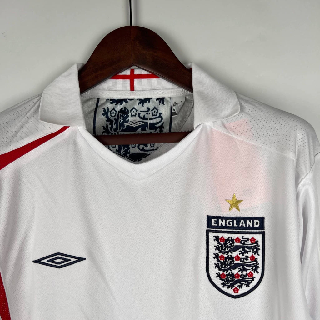 Inglaterra Home Retrô 2006 Umbro - Branca