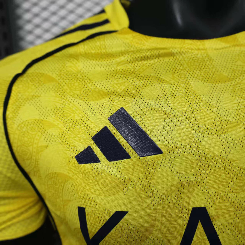 Al Nassr Home 25/26 Jogador Adidas - Amarelo