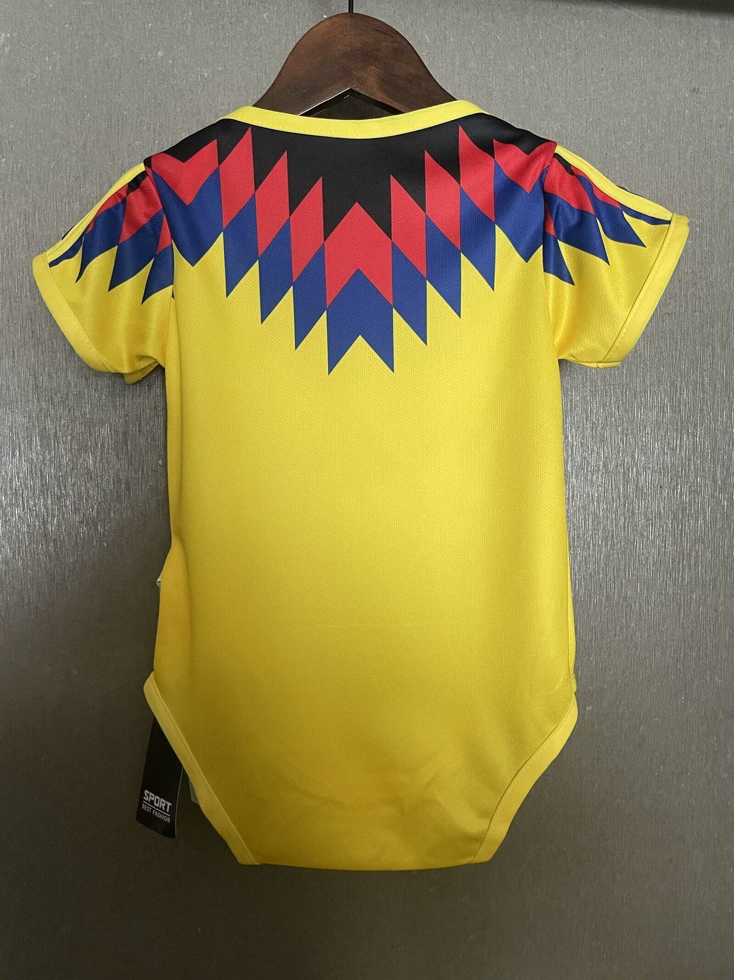 Body Bebê Infantil America do Mexico Home 25/26 - Amarelo