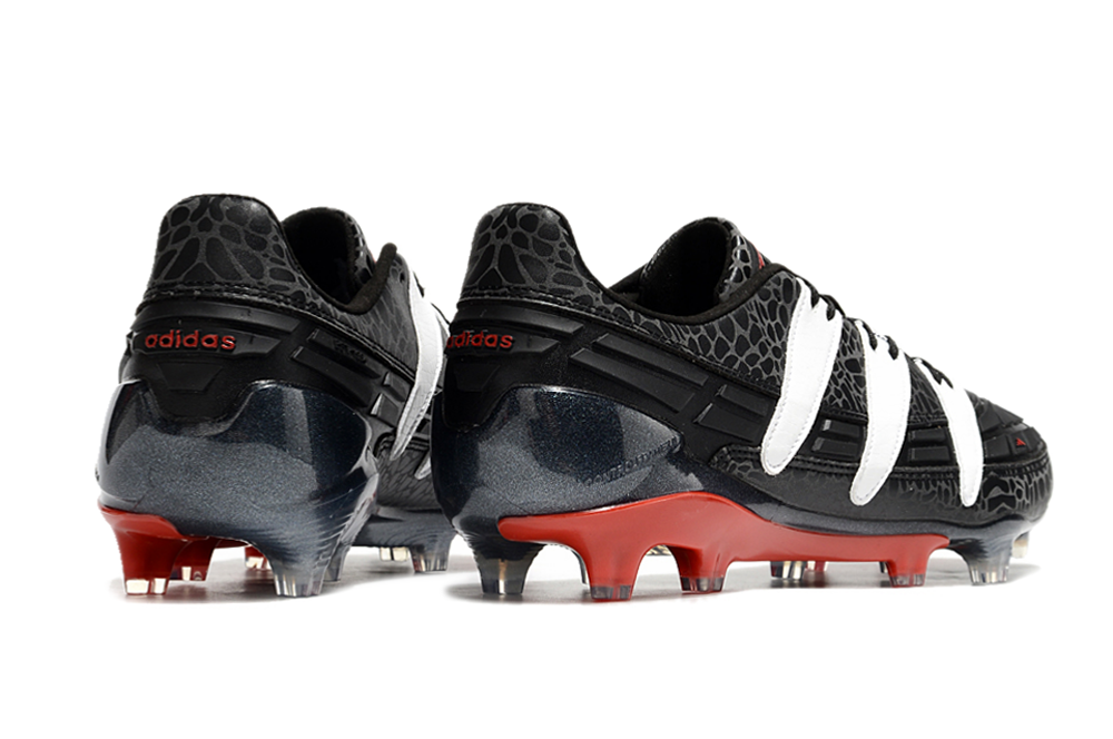 Chuteira Campo Adidas Predator 1994 Accelerator FG - Preto e Branco