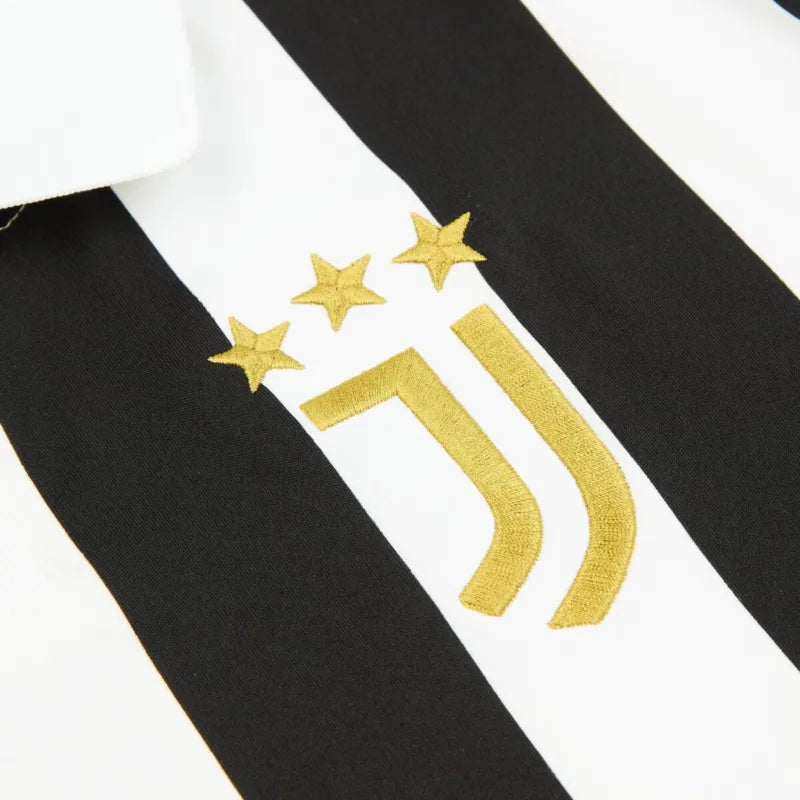 Kit Infantil Juventus Home 26/27 - Preta e Branca