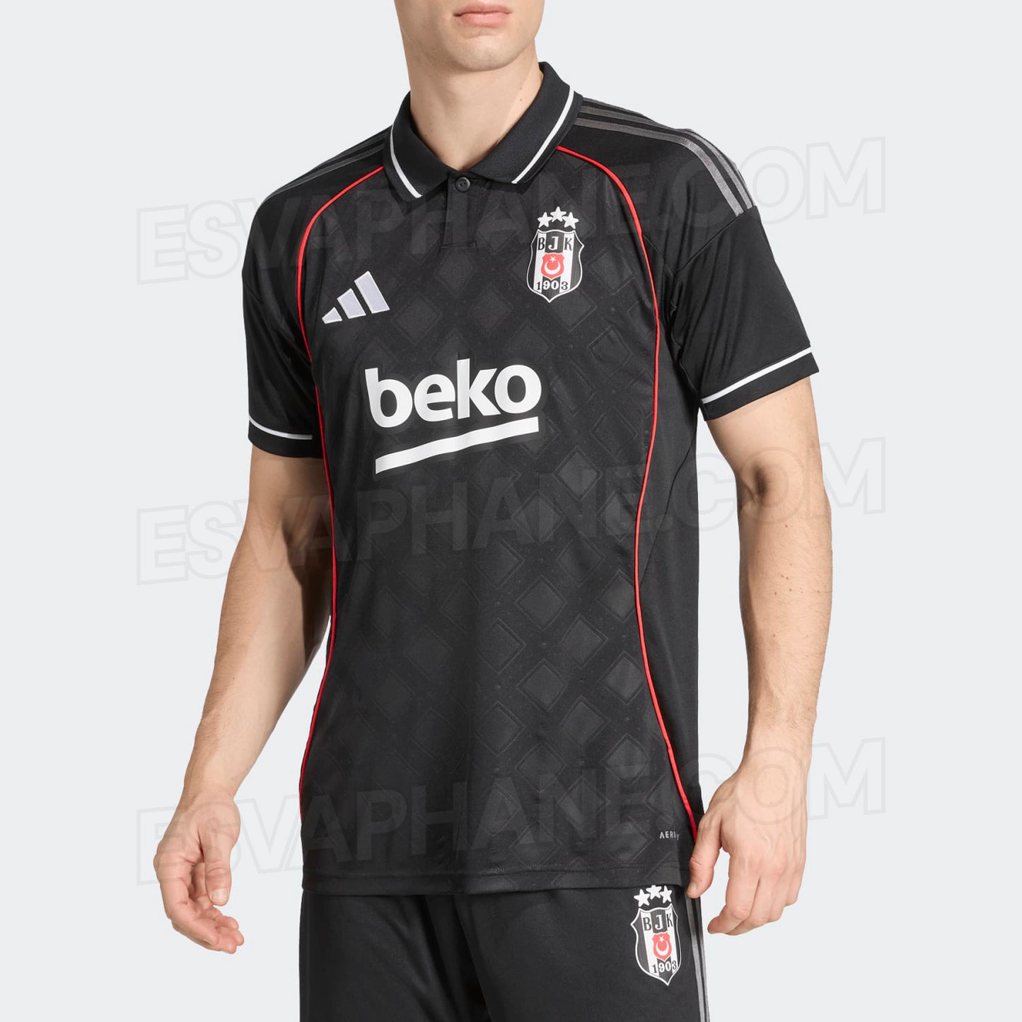 Beşiktaş Third 25/26 Torcedor Adidas Masculina - Preto