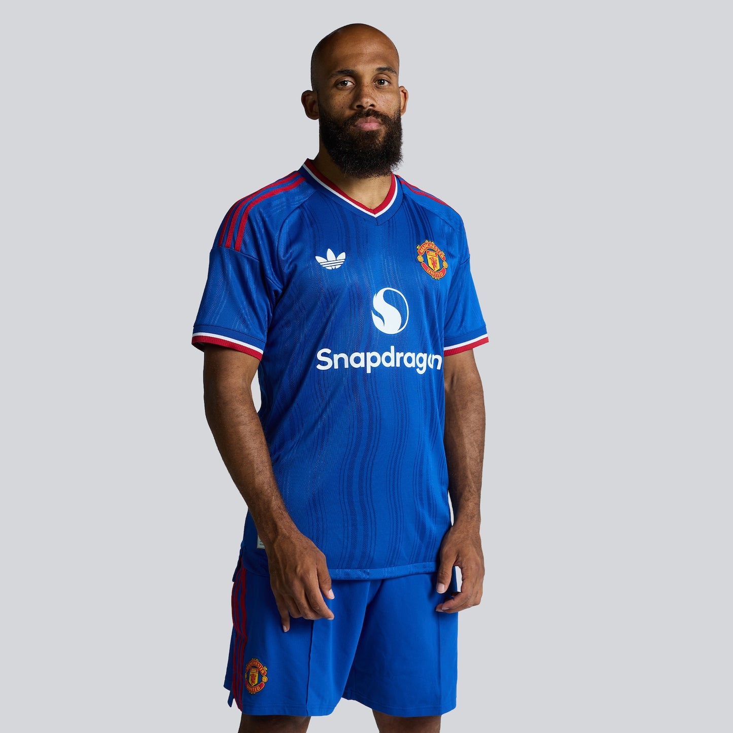Manchester United Away 26/27 Jogador Adidas - Azul