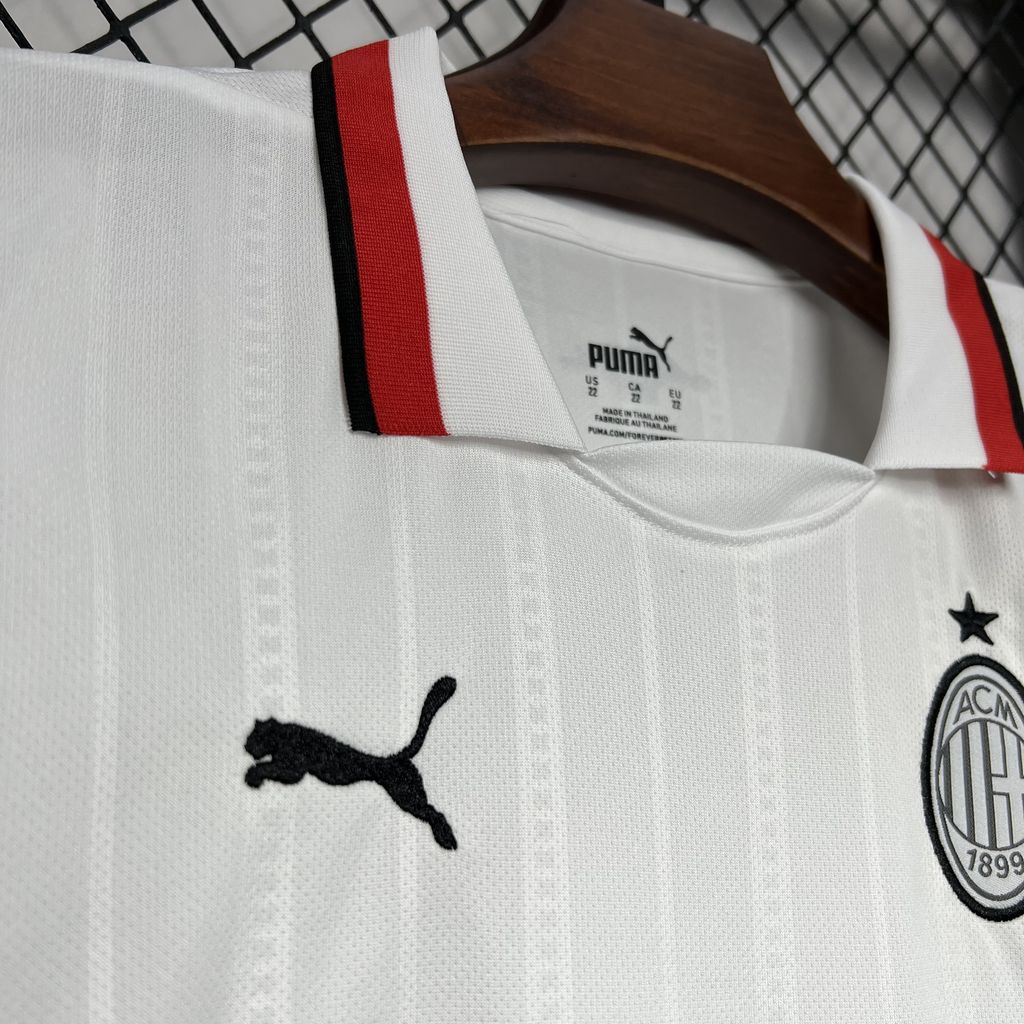 Kit Infantil Milan Away 24/25 . -Branco