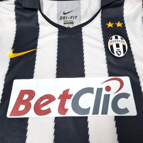 Juventus Retrô Home 2010 Nike - Preta e Branca
