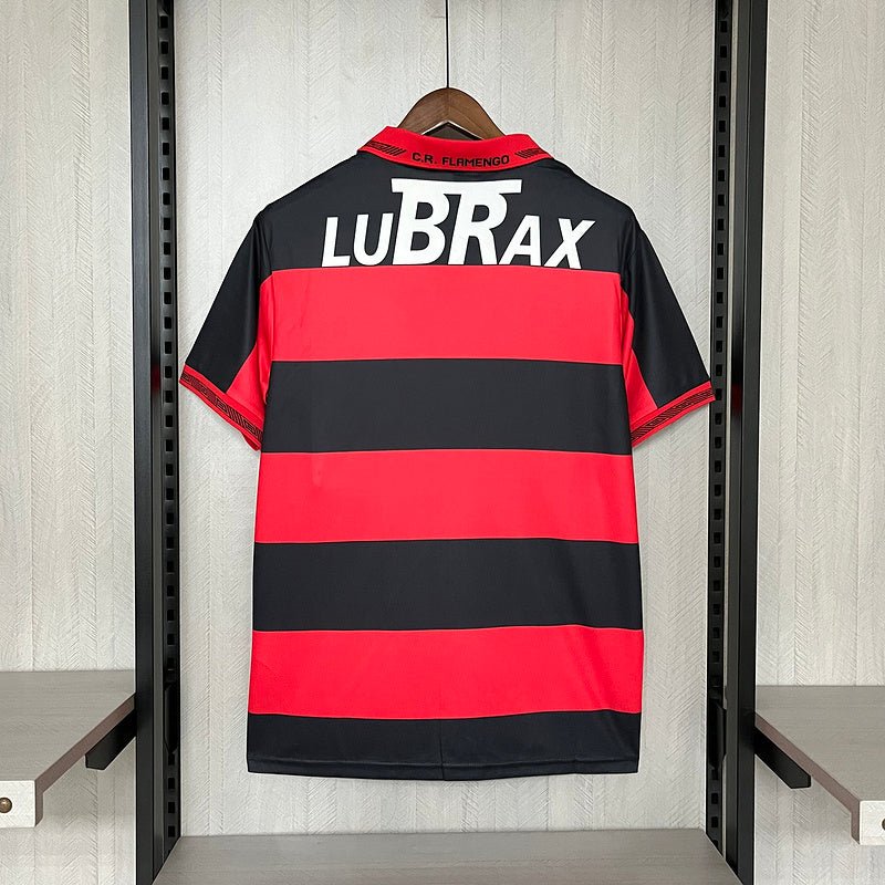 Flamengo Home Retro 1992/1993 Masculino Umbro - Vermelho e Preto