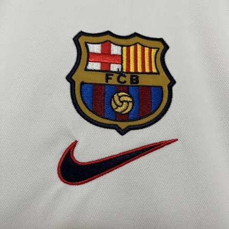 Barcelona Away Retrô 98/99 Nike - Branca
