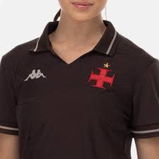Vasco Third 25/26 Kappa Feminino - Marrom