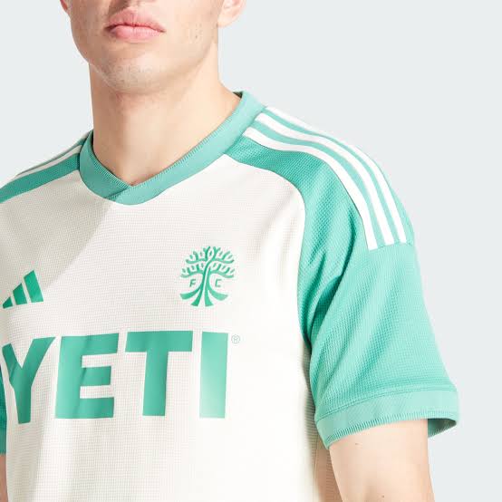 Austin FC Away 25/26 Torcedor Adidas - Branco e Verde