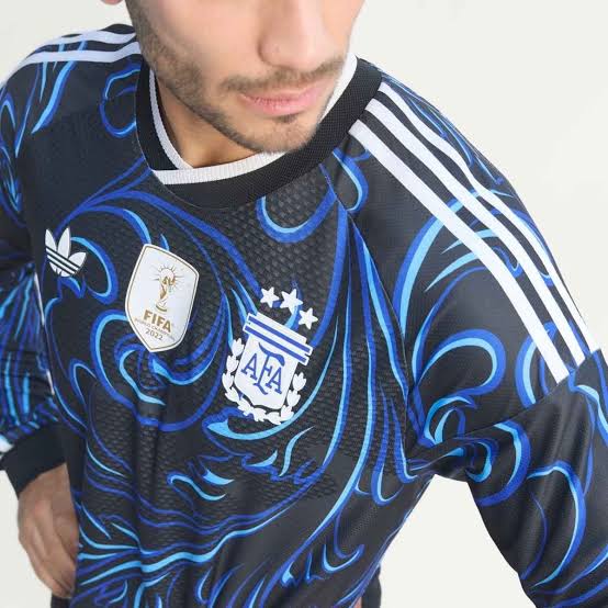 Argentina Away Manga Longa 26/27 Masculino Torcedor Adidas - Azul