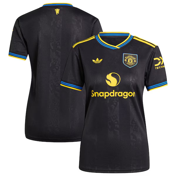 Manchester United Third 25/26 Feminina Adidas - Preto