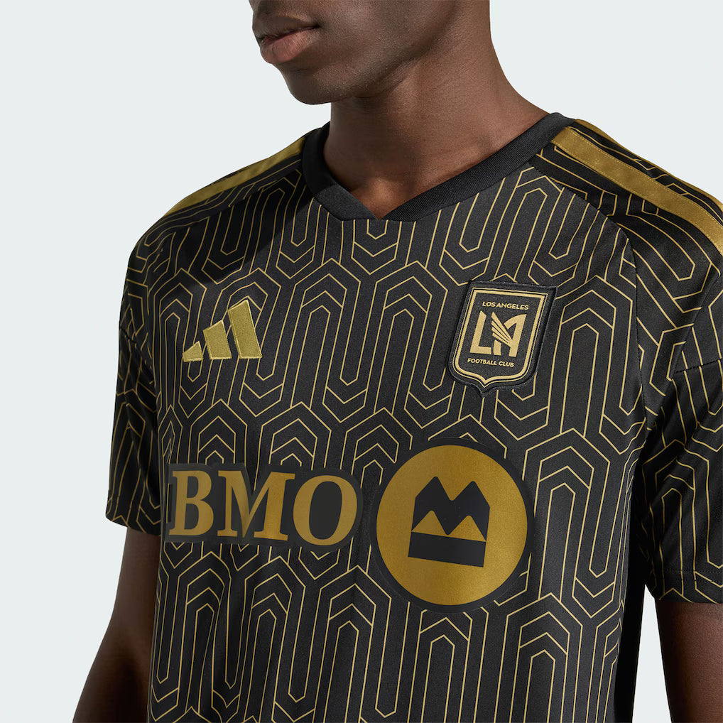 LA FC Home 26/27 Torcedor Adidas - Preto e Dourado