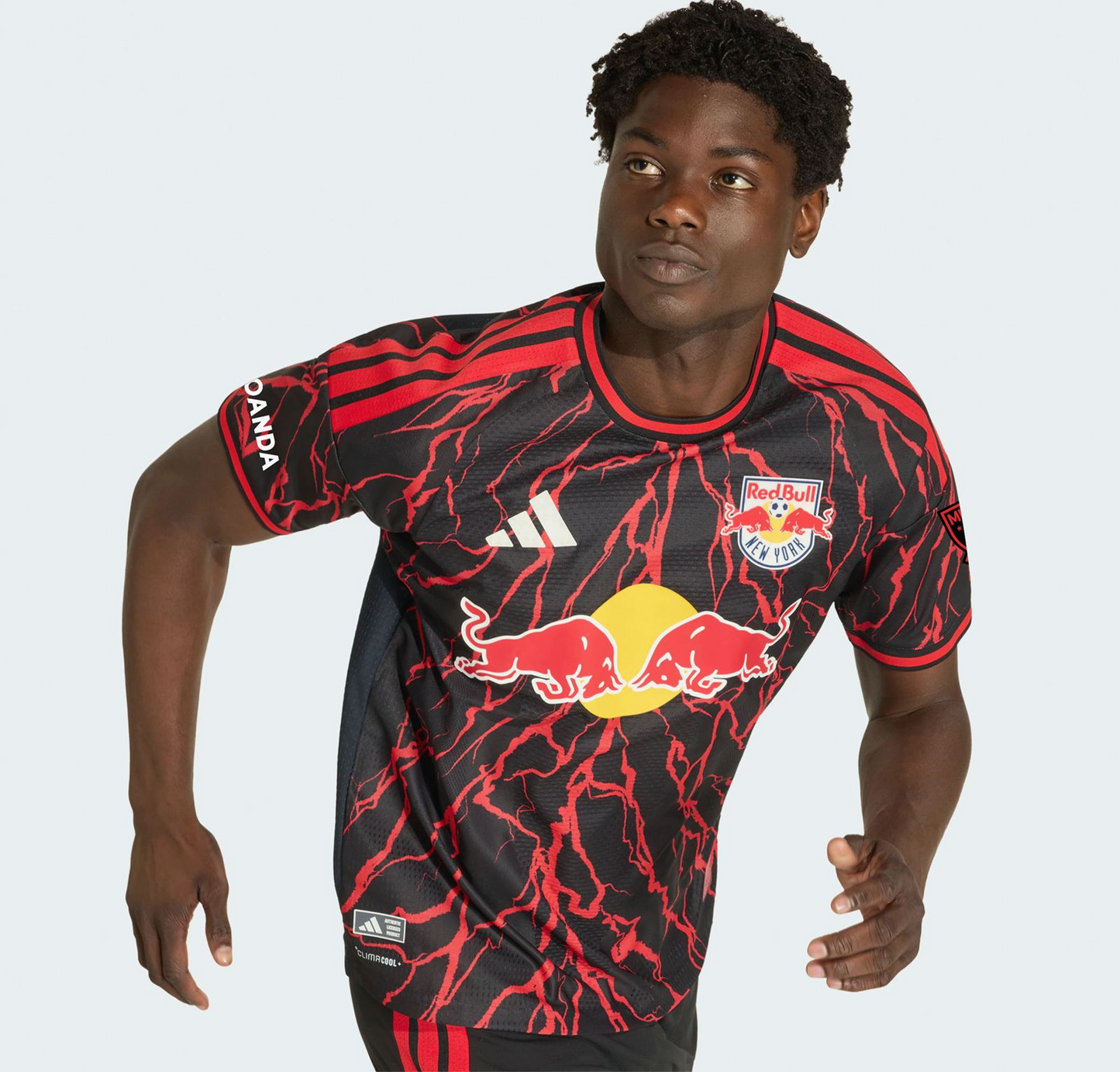NY Red Bull Home 26/27 Torcedor Adidas - Vermelho e Preto
