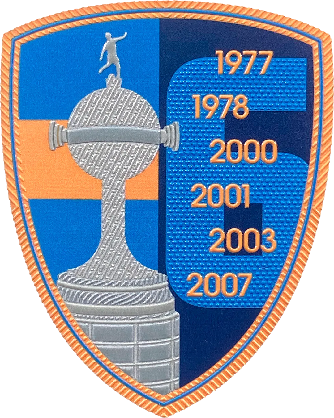 Patch 6 taças Libertadores Boca jrs