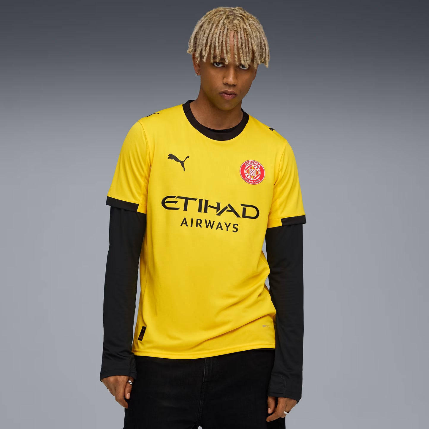 Girona Away 25/26 Torcedor Puma - Amarela