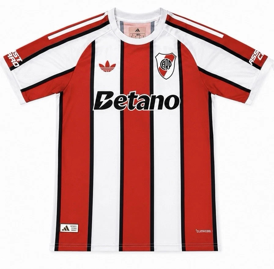 River Plate Away 26/27 Torcedor Adidas - Vermelha e Branca