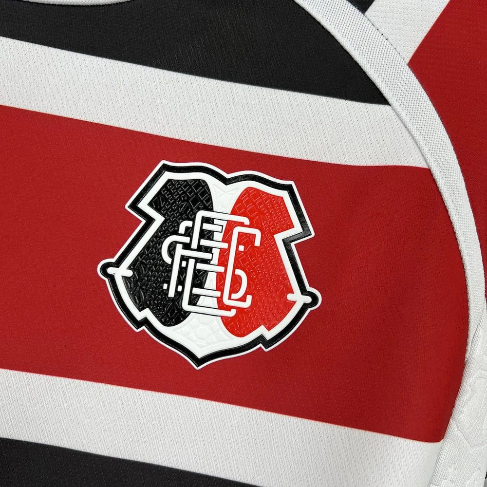 Santa Cruz Home 25/26 Masculino - Vermelho e Preto