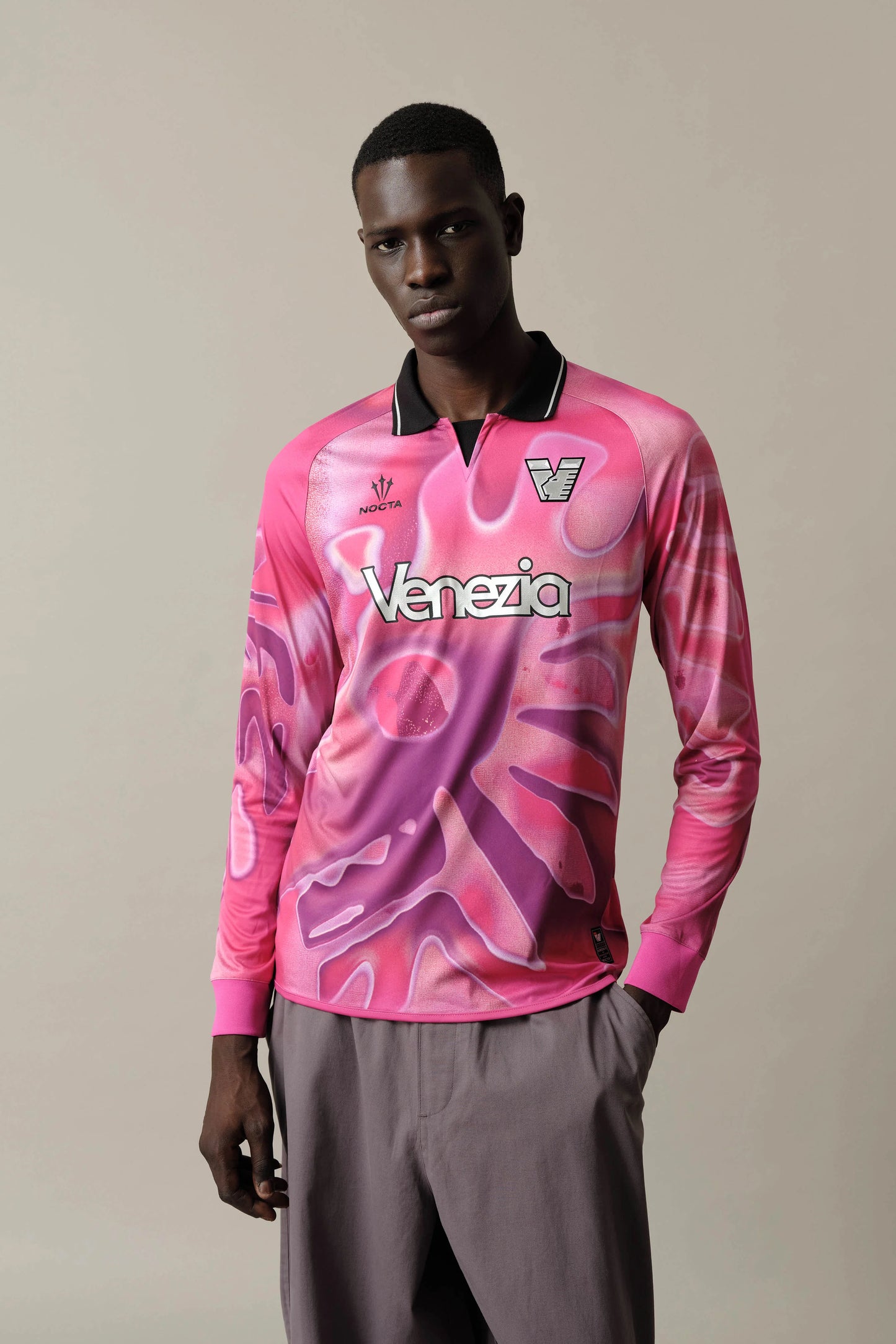 Venezia Goleiro 25/26 Manga Longa Torcedor Nocta - Rosa