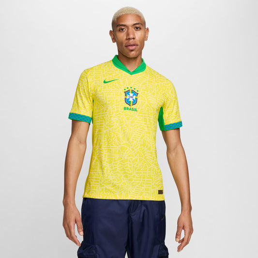Brasil Home 24/25 Jogador Nike - Amarelo