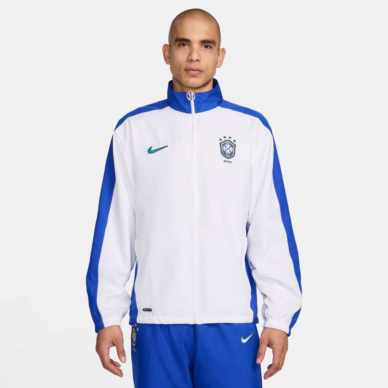 Agasalho Brasil Retro 1998 Nike - Branca