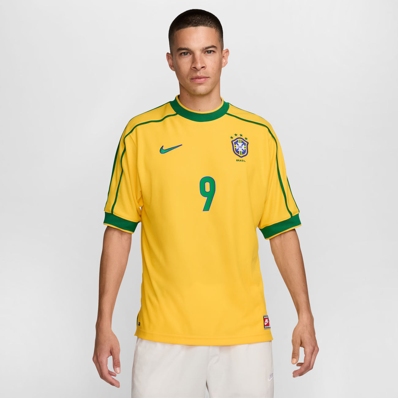Brasil Home Retro 1998 Nike - Amarelo
