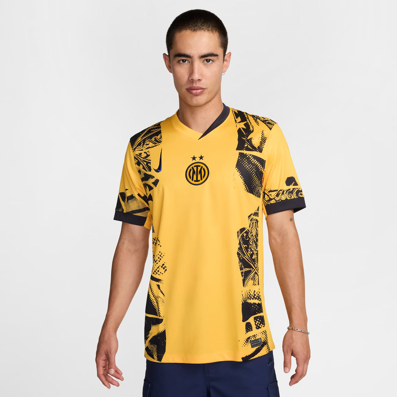 Inter de Milão Third 24/25 Torcedor Nike - Amarelo